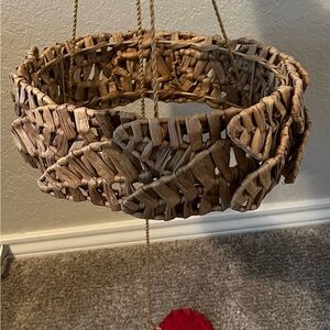 Handcrafted Woven Baby Hanging Crib Mobile Boho Natural Minimalist